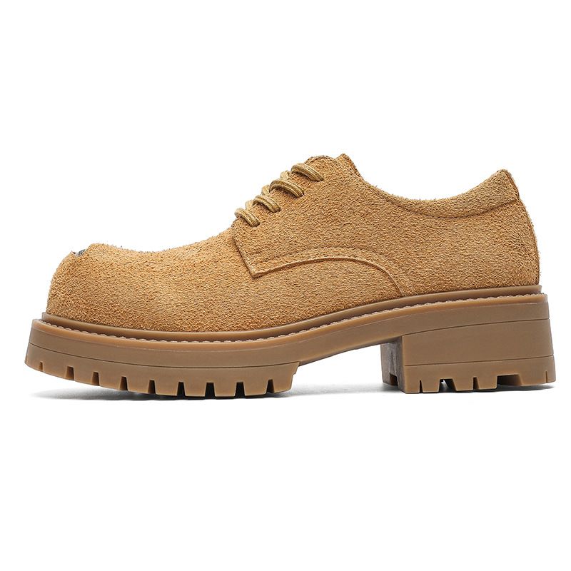Putian Arrive Phyical Specialty Store Quality Autumn Winter Suede Leather Britih Style Retro Martin Formal Derby_voghion.com