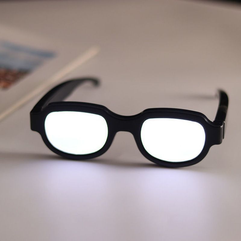 Gafas luminosas estilo Detective Conan, 7 colores, LED, para bares, discotecas, conciertos, festivales de música, hip hop, discotecas._voghion.com