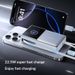 Batterie externe portable Jiletang rétractable 22,5 W à charge rapide avec affichage numérique et câble intégré_voghion.com