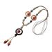 New Chinese Long Ceramic Bead Women's Ancient Zen Woven Necklace, Ethnic Style Versatile Collarbone Chain_voghion.com
