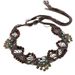 Boheemse geweven brede riem voor dames, rokaccessoire, etnische stijl wax touw kwastje decoratieve tailleketting accessoire_voghion.com