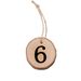Valentine's Day Creative Country Wood Piece Branch Round Piece Pendant Home Decoration Digital Number Plate Hanging Ornaments Crafts Wholesale_voghion.com