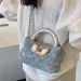 Borsa a mano trapuntata alla moda con catena per donna, design di nicchia, borsa a tracolla alla moda per pendolari_voghion.com