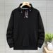 Herrenbekleidung große Größe Sternenhimmel Langarmpullover Herren Herbst neues High Street Design Stehkragen Top_voghion.com