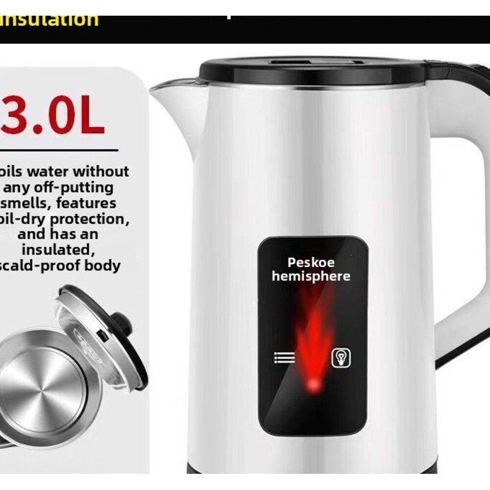 Positive Hemisphere Electric 304 Lid Extra Large Capacity Integrated Kettle Household Durable Automatic Power-off Heat_voghion.com