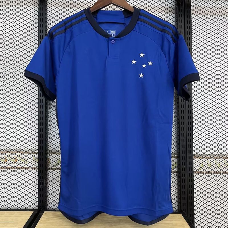 23-24 Cruzeiro home short sleeved adult football jersey Thai version match uniform single piece_voghion.com
