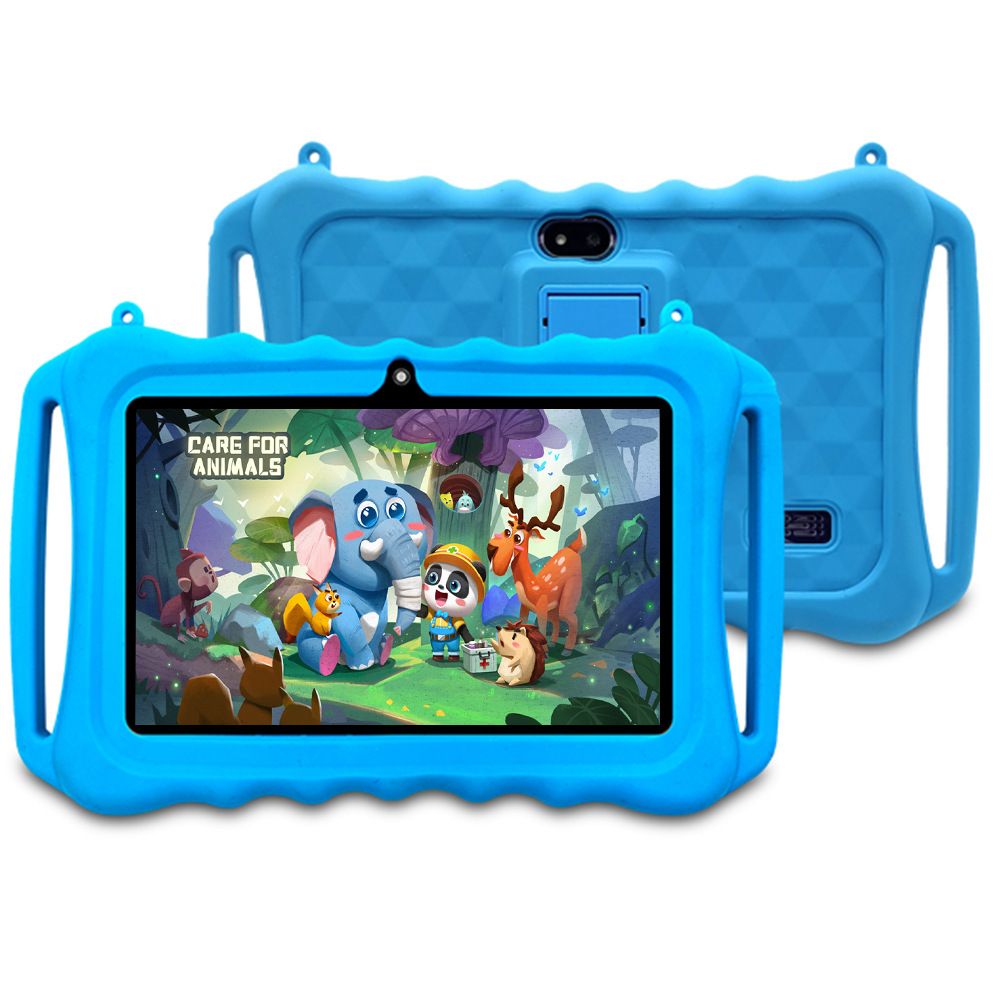 Tablet per bambini da 7 pollici - Android, Wi-Fi, Bluetooth, controllo genitori, app di apprendimento, design adatto ai bambini_voghion.com