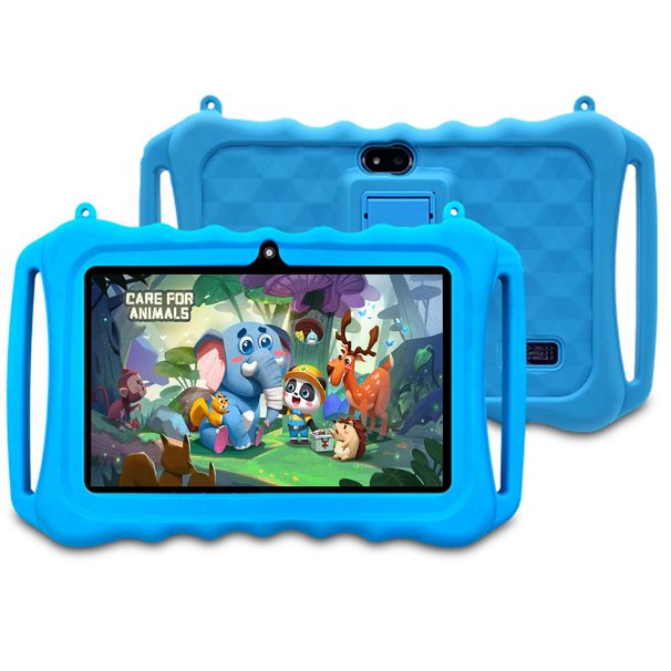 Tablet per bambini da 7 pollici - Android, Wi-Fi, Bluetooth, controllo genitori, app di apprendimento, design adatto ai bambini_voghion.com