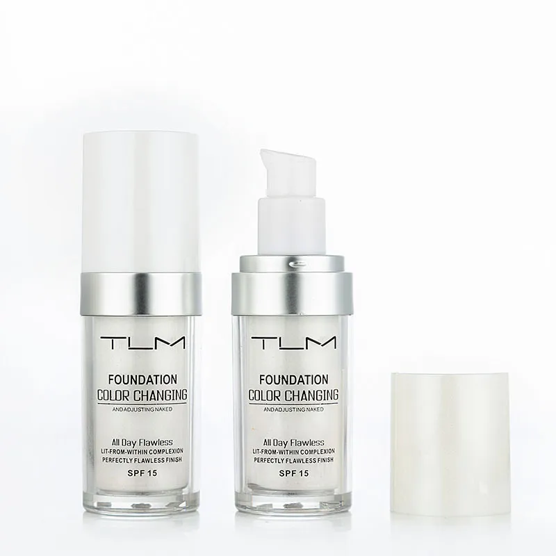 TLM 30ML Fondotinta liquido che cambia colore magico Base per viso nudo Correttore Trucco a lunga durata Tono della pelle_voghion.com