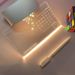 Send pen acrylic transparent luminous note board erasable plan message board desktop calendar small whiteboard night light_voghion.com