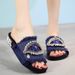 2024 Original neues Produkt Strass Denim Hausschuhe Quaste Flip-Flops Dicke Unterseite Flache Ferse Damen Sandalen Casual Vielseitig_voghion.com