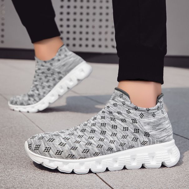 Herrenschuhe, leichte Slipper mit weicher Sohle, für alle Jahreszeiten, dämpfende Sport- und Wanderschuhe, Außenhandel, große Sockenschuhe_voghion.com