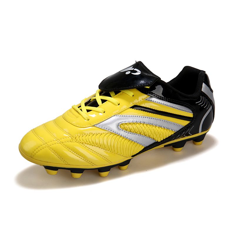 ShiBa 26001 Boys And Girls Soccer Fashionable Wear-resistant Training Mirror Surface Football Shoes Size 32_voghion.com