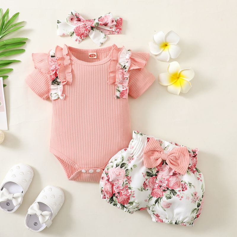 Ropa popular para niños INS, pantalones cortos estampados y de algodón con cinturón, los más vendidos de AliExpress, estilo de moda_voghion.com