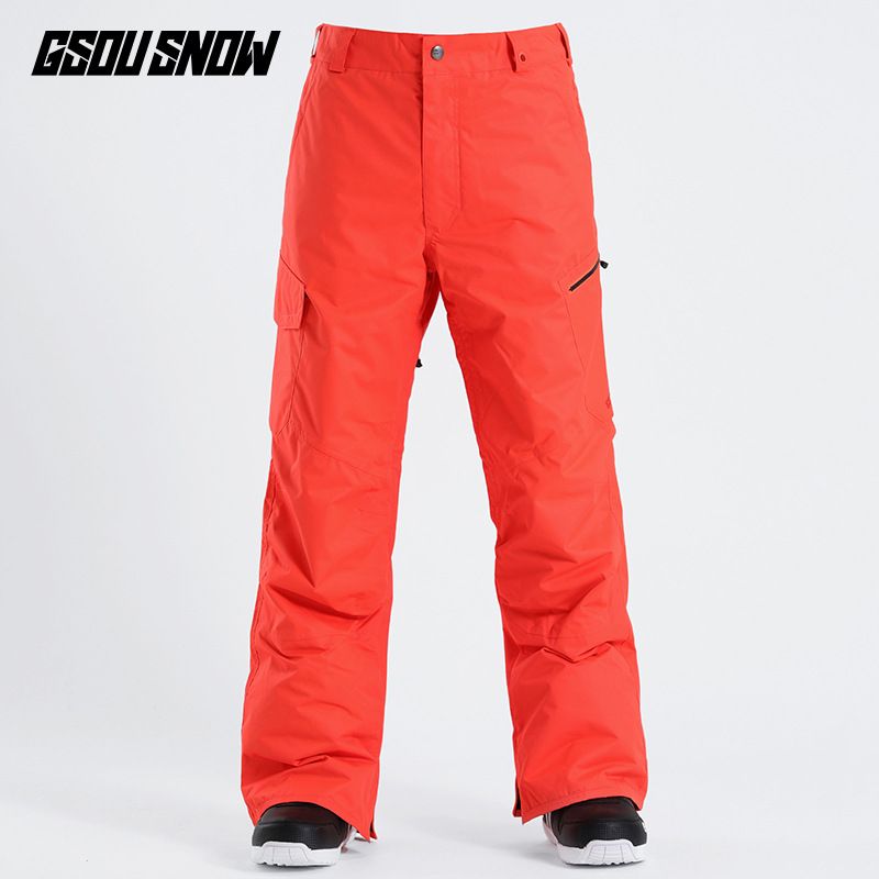 Snowboard Pantaloni da snowboard da uomo Tuta da neve spessa antivento impermeabile_voghion.com