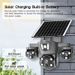 Solar-Powered 4-Lens PTZ Security Camera - Outdoor WiFi/4G, Ultra HD, No Wiring Needed_voghion.com