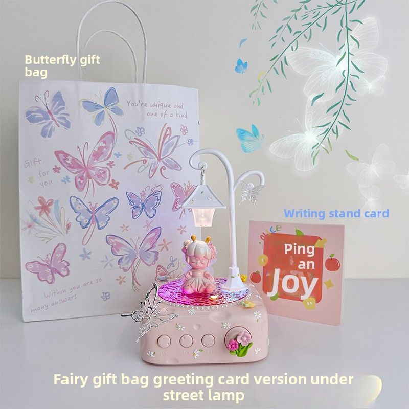 New Flower Projection Bluetooth High-Value Atmosphere Gift Mini Subwoofer Speaker_voghion.com