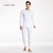 Underwear & Sleepwears Cotton Thermal Underwear Set - Soft & Breathable Long Sleeve Base Layer For Winter - V-Neck & Crew Neck Options_voghion.com