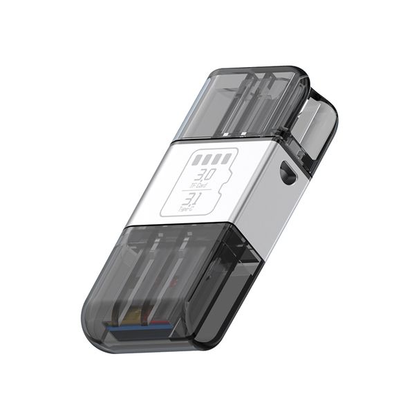 Czytnik telefonów komórkowych Karta pamięci SD Konwersja TF Typ komputera OTG Adapter U Dysk dla iPhone'a 15 Huawei_voghion.com