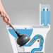 Toilet Bathroom Drain Powerful Unblocker Pipe Cleaning Tool Clogging Solution Leather Plunger_voghion.com