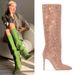 Botas de mujer con tacón de aguja, punta puntiaguda y cristales estrellados, hasta la rodilla, de pasarela, talla grande_voghion.com
