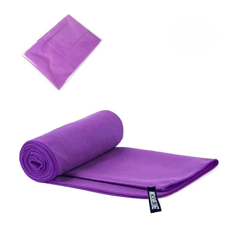 Asciugamano da spiaggia in velluto bifacciale tinta unita, asciugamano da bagno, asciugamano sportivo, asciugamano sportivo ghiacciato, asciugatura rapida, assorbimento dell'acqua_voghion.com