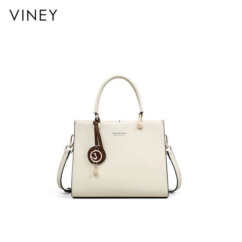 VINEY 2025 New Women's Bag Large Capacity Hand-held Commuter Genuine Leather Bag Light Luxury Shoulder Bag Birthday Gift High-end Crossbody_voghion.com