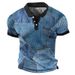 Herren Poloshirt Colorblock Button T-Shirt Tops_voghion.com