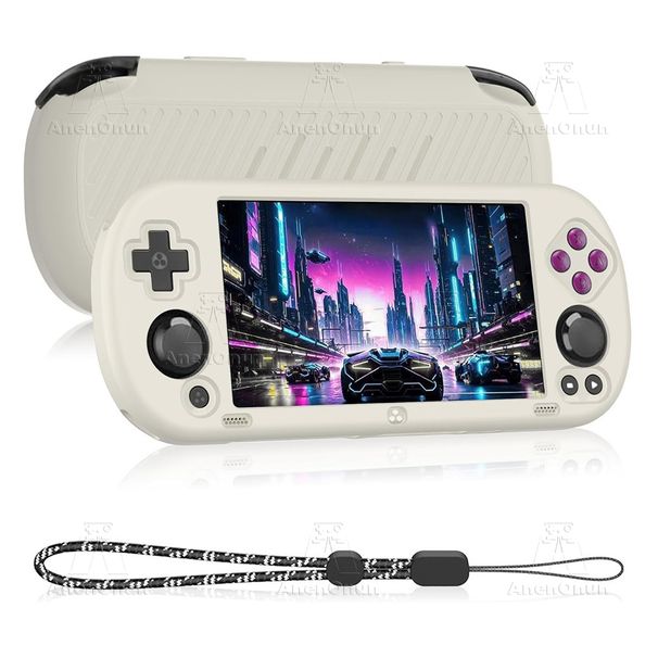 Custodia protettiva Trimui Smart Pro Full Fit con cordino, anticaduta, antigraffio, antiscivolo, in silicone nero morbido_voghion.com