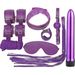 Sexy Leather BDSM Kits Plush Sex Bondage Set Handcuffs Sex Games Whip Gag Nipple Clamps Sex Toys For Couples E_voghion.com