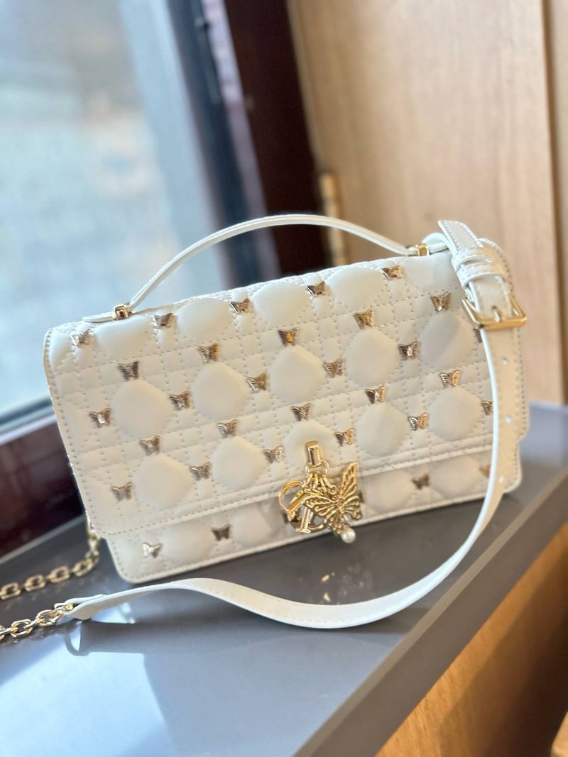 Echtes Leder Luxus Original High-End-Damentasche Perlenhandtasche Neues Produkt Schaffell Hand-/Crossbody Größe: 24 7 *_voghion.com