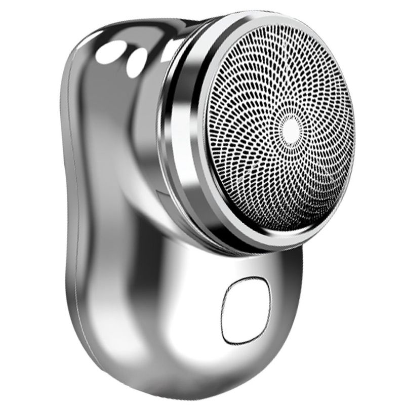 Electric Razor For Men Mini Shaver Portable Pocket Size Shaver USB Rechargeable Dry Usage For Home Travel Office_voghion.com