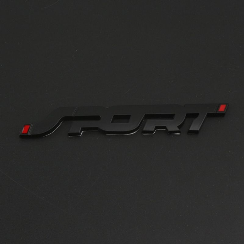 Sports personalized metal side tail emblem, 3D stereoscopic car emblem_voghion.com