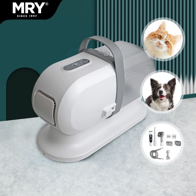 Mairui Pet Kedi ve Köpek Çok Fonksiyonlu Elektrikli Düzeltici Sıcak Tüy Emici Beş Bir Arada Tarak_voghion.com