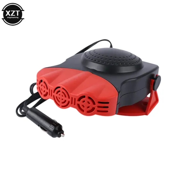 3 Head 2 in 1 Portable Heating Fan 12V Windshield Defroster Demister High-power Air Heater Car Accessories 열풍기_voghion.com