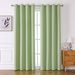 Solid Color Blackout Curtains - 100% Light Blocking & Thermal Insulated (Premium Dense Fabric, Ready-to-Hang Window Drapes For Home & Office)_voghion.com
