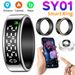 Pierścień inteligentny SY01 z wyświetlaczem, ładowaniem bezprzewodowym, wodoodpornością 5ATM, monitorowaniem tlenu we krwi, snem, zdrowiem i sprawnością fizyczną, na Androida/iOS_voghion.com