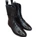 large size thick low heel handsome motorcycle Martin boots women's boots_voghion.com