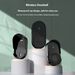 Wireless Doorbell With 38 Melodies, 250m Range, Remote Control & Anti-Theft Alarm (US/EU Standard, Black/White, 1T1/1T2/2T1/1T3)_voghion.com