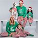 Cozy Family Matching Pajama Set - Christmas Print, Soft Polyester Blend, Sizes For Kids & Adults (2T-4XL)_voghion.com