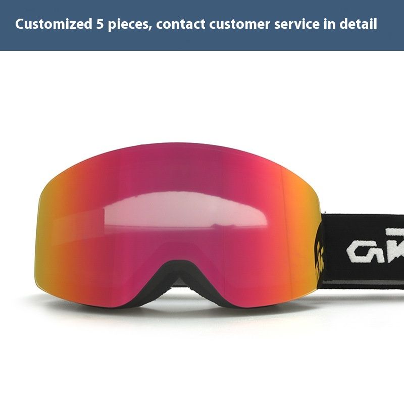 Magnetische cilindrische ski anti-condens sneeuwbril voor kinderen YH679B_voghion.com
