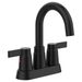 Bathroom Faucet Matt Black 2-Handle Bathroom Sink Faucet 360 Degree High Arc Swivel Spout Centerset 4 Inch Vanity Faucet Bathroom Faucet 3 Holes Lavat_voghion.com