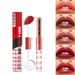 Pudaier 16 Faarwen Duebelkopf Lip Glaze Feuchtigkeitsspendend Lip Ueleg Net-ausbleekend Lippenstift Lipgloss Lip Faarf Laang halen Lip Make-up_voghion.com