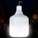 Solar Outdoor Street Courtyard LED Rechargeable Three-Color Dimmable Camping Stall Bulb Light_voghion.com