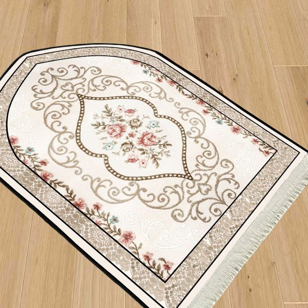 Ethnic Fringe Carpet - Handmade Bohemian Striped Rug With Thickened Tassels (Dirt-Resistant, Non-Slip Floor Mat For Living Room & Bedroom)_voghion.com