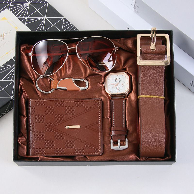 Men's Watch Set Business Souvenirs, Men's Sunglasses, Belts, Watches, Souvenirs, Practical Gifts, Valentine's Day Gift Sets_voghion.com