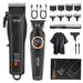Professional 2-in-1 Hair Clipper & Trimmer Set – Rechargeable Cordless Electric Clippers For Men & Adults (Stainless Steel Blades, Quiet Motor)_voghion.com
