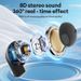PAZA CT2 Wireless Bluetooth 5.4 Earphones Ultra-low Game Latency Earbuds Dual Gold-standard Sound Quality Headphones_voghion.com