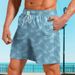 Premium Products Beach Large Size Quick Drying Loose Fitting Thin Quarter Men's Shorts Sports Casual Floral Pants_voghion.com