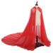 Halloween mesh Voksen Retro Ensfarget hette Cape Vampire Bride Cape Ladies cape_voghion.com
